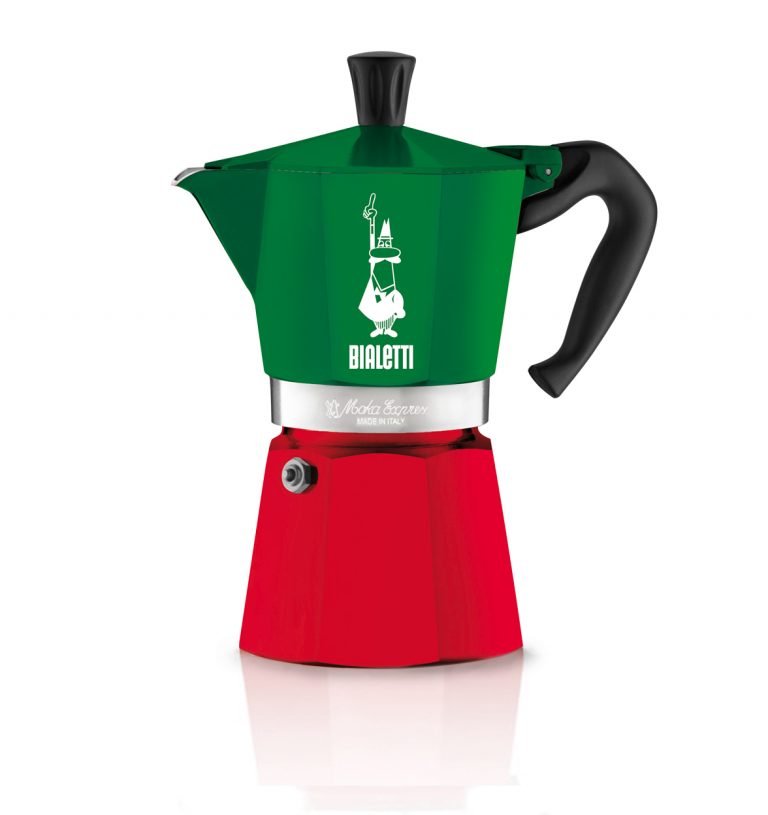 Cafetera Italiana Bialetti MOKA Express Tricolore 6 Tazas