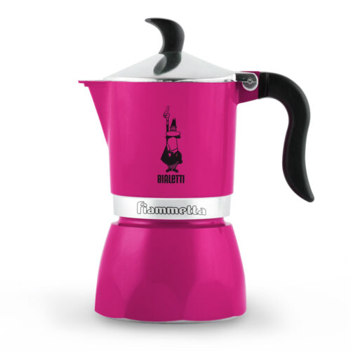 Cafetera Italiana Bialetti Fiammetta 3 Tazas Summer Fucsia