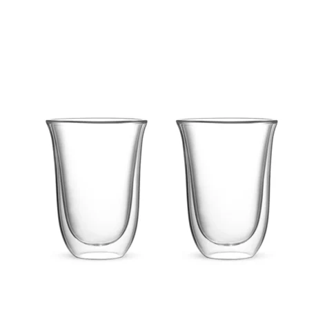 Set 2 Vasos de Vidrio 300ML de Doble Pared FIRENZE Bialetti