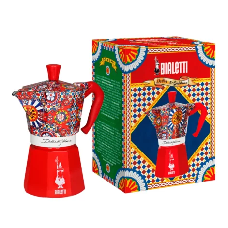 MOKA Express 6 Tazas Cafetera Bialetti Dolce & Gabbana – Edición Limitada