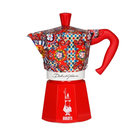 MOKA Express 6 Tazas Cafetera Bialetti Dolce & Gabbana – Edición Limitada
